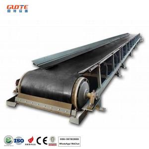 PLC Controlled Sand Belt Conveyor for Inclining Steel Rubber Brick Belt in Coal