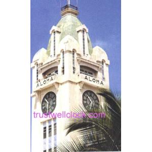 Old church clocks replacement movement mechanism with master cntroller and hour