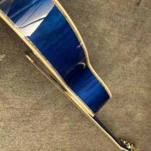 Custom Solid East Indian Rosewood Back Side OM Acoustic Guitar with Double