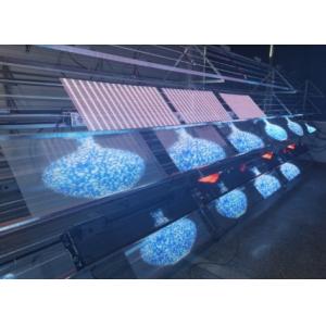 China Indoor Transparent Glass LED Display , Full Color LED Glass Screen on sale