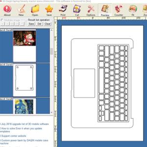 Cheap Odm Laptop Skin Making Machine Custom Skin Software And Graph Plotter for sale