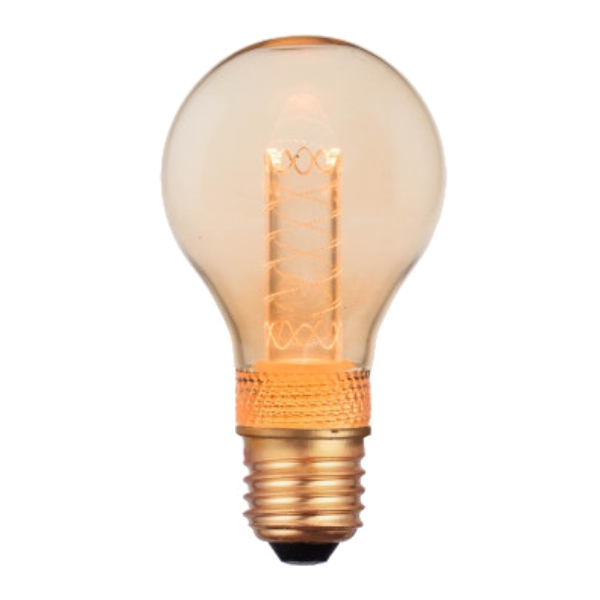 E27 A60 Bulb, Deco Light, LED Bulb, Fashionable Glass Bulb, Candle Light
