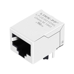 LPJE501DNL Tab Down Without Led Single Port RJ45 Modular Jack Without Integrated