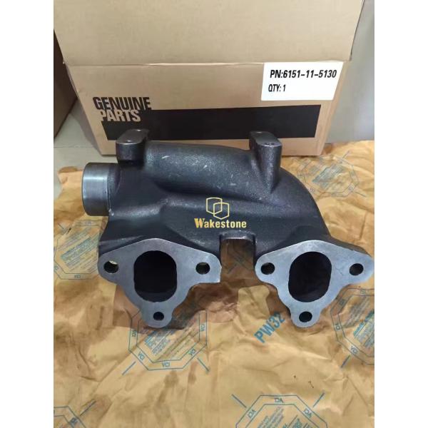 Quality 6151-11-5130  Excavator 6D125 Engine Parts Exhaust Manifold  For Komatsu PC400-7 WA450-3MC WA470-3 wholesale