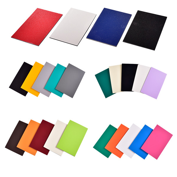 6mm PE Aluminum Composite Panel Construction Plastic Panel Light Fastness ≥6