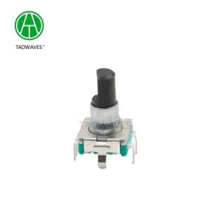 Contact Brush Type 360 Degree Incremental Rotary Encoder Ec11 12 16 with Switch