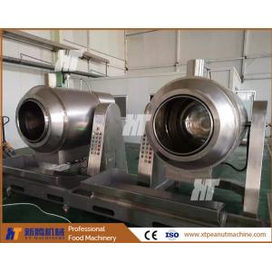220V Peanut Processing Machines Coater Peanut Burger Coating Machine Sugar
