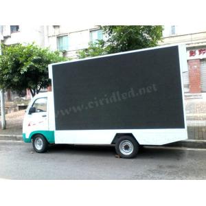 Commercial Mobile Led Display Screen , Led Mobile Advertising Trucks 10 Pixel