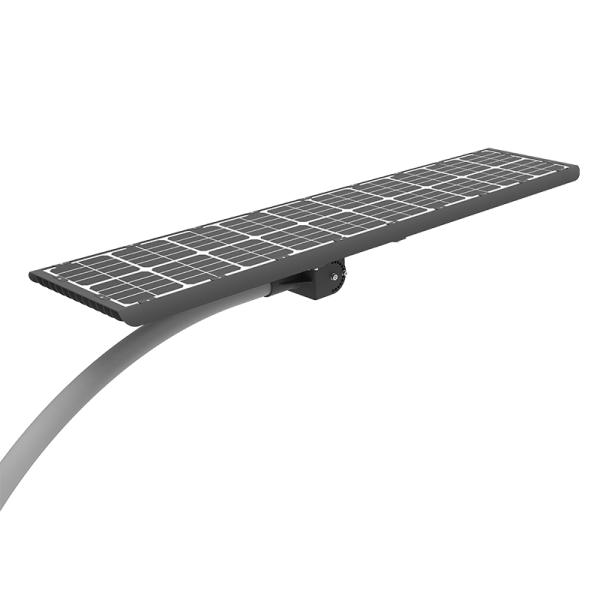 Integrated 100W 180lm/W Solar LED Street Light 12V 70Ah Battery