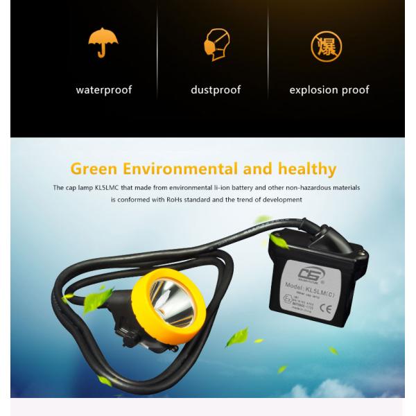 High qualtiy KL5LM(C) Aluminum charger led cord miner cap lamp