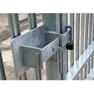 2.75m Width Steel Palisade Fencing , Rot Proof 3ft Metal Fence Panels