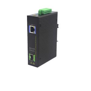 LED Indicators Gigabit Ethernet Network Switch 1 UTP Port Redundant Inputs