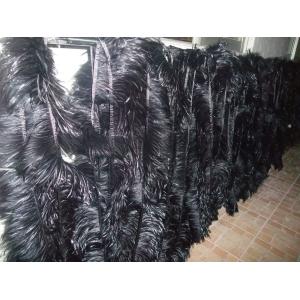 4-6 Inch Party Decoration Saddle Hackle Feather Fringe Trimming with Satin