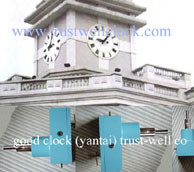 GPS base four 4 faces clock tower,three 3 faces tower clocks with GPS synchroniz