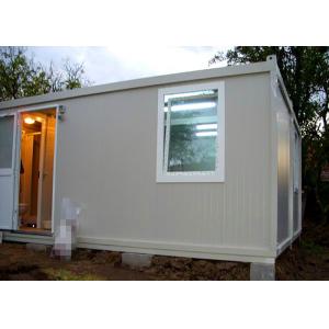 Temporary Residence Modular Container House Steel Door With Sanitary Facilities