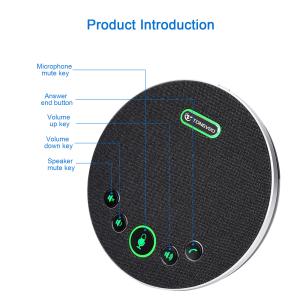 Full Duplex USB Conference Speakerphone Omnidirectional Microphone
