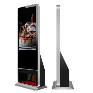 49" Shoes Polisher With Digital Signage Advertising Display Screen For