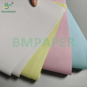 55-80gsm Sin Modelo Carbonless Paper CFB Celeste / Blue Papel Autocopiativo