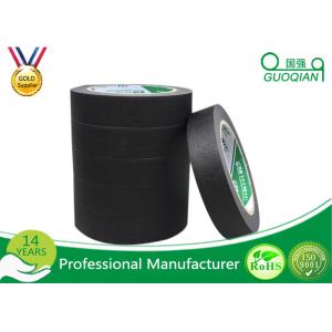 75mm x 3 Custom Black Colored Masking Tape For Industrial Utility