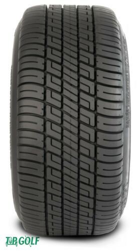 (4)Golf Cart 205/50-10 Tire on 10x7 Black/Machined Vampire Wheel Free Freight