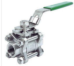 China Stainless Steel Three Piece Ball Valve SW 1000PSI Pressure 1/2 - 4 Size on sale