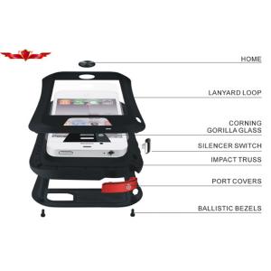New Aluminum Dirtproof/Shockproof/Waterproof Cases For Iphone 4 4S 100% Test And