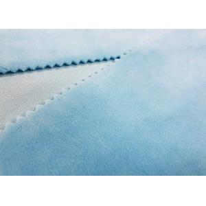 340GSM Plush Fabric For Stuffed Animals 92 Percent Polyester Baby Blue
