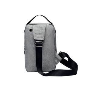 Cross Body Unbalance Backpack With Breathable Padded Air Mesh Strap