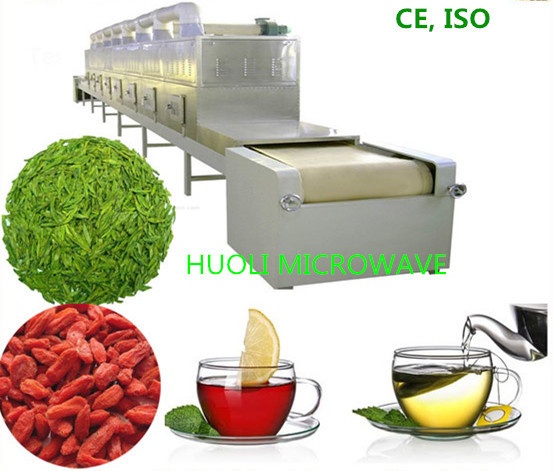 Quality High Speed Microwave Dryer Tunnel Drying machine For  Flower Tea Leaf wholesale