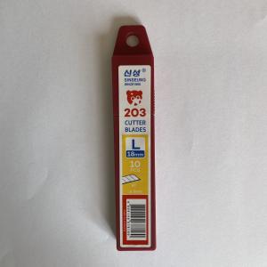 Buy cheap 18 Mm Snap-Off Blade Cutter Sinseung L203 60 Degrees Angle 0.5mm from wholesalers