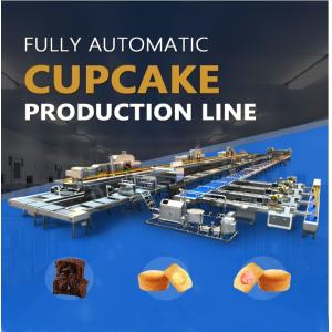 Cupcakes Production Line Fully Automatic A To Z Cake Machine Commercial Muffin