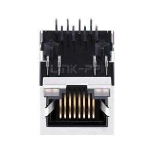 LPJ4252F86NL 10/100 Base-T 1x1 Port RJ45 Ethernet Magjack Yellow&Green/Green