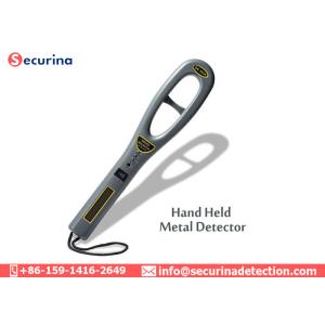 240VAC Hand Held Security Detector 22KhZ LED Vibration Alarm 6hrs Charging