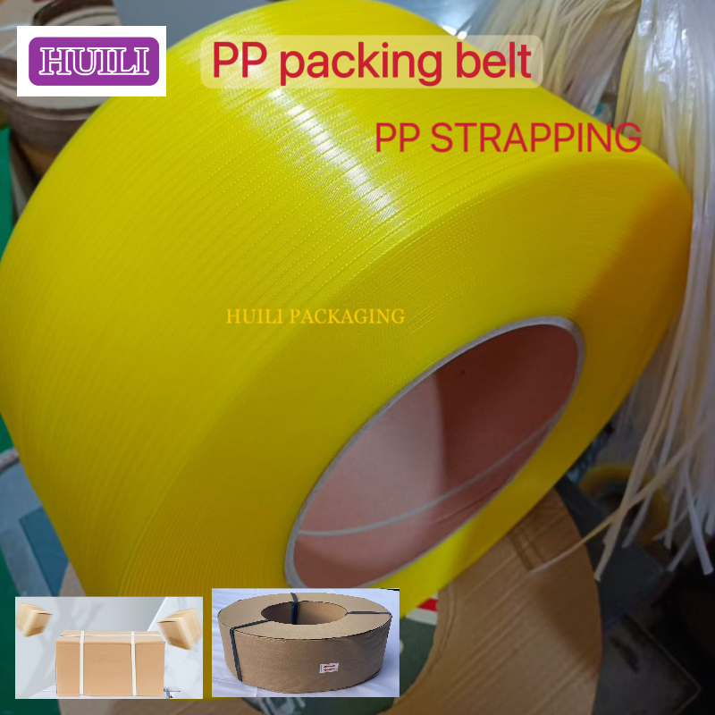 Cheap Automatic PP Strapping belt 5-19mm Plastic PP/PET Packaging strap with Automatic Strapping Machine for sale