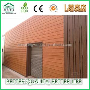 Outdoor Plastic Composite WPC Wall Siding in 150mm*19mm Size with Wood Texture