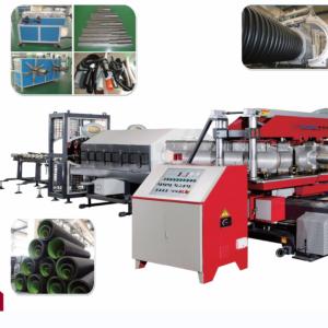 HDPE Hollow Wall Winding Pipe Extrusion Line Double-Wall Corrugated Pipe