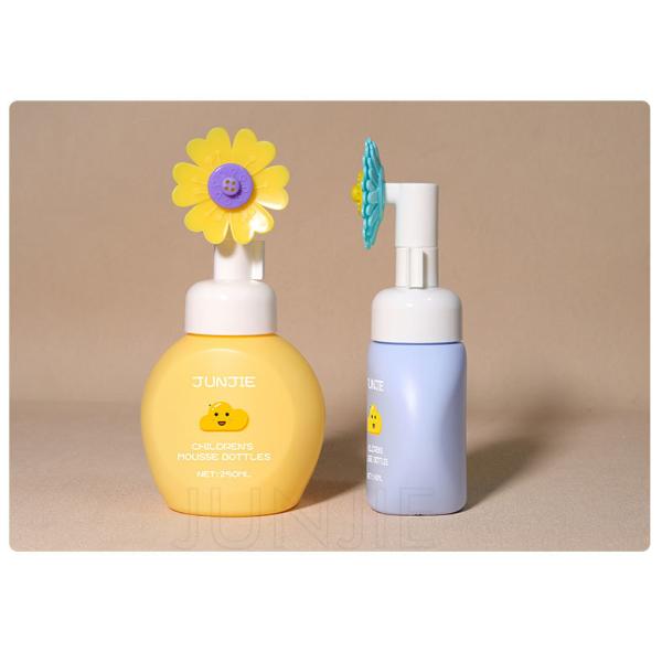 160ml Hand Wash Bottle Refillable Foaming Soap Dispenser Empty Custom Plastic Beauty Packaging