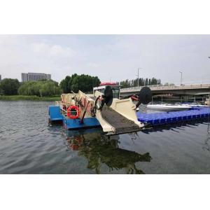 Diesel Water Hyacinth Harvester Machine Vessel With 24 Cubic Meters Diesel Drive