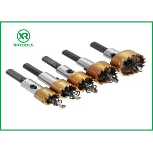 TIN Coated M2 / 4341 HSS Hole Saw , Fully Ground Core Drill Bit Hole Saw Cutter