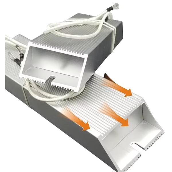 RX18 60W To 1000W Aluminum Shell Braking Load Power Wirewound Resistors For Elevator