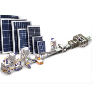 China High Capacity Solar Panels Recycling Machine for Green Energy Crushing and Separating on sale