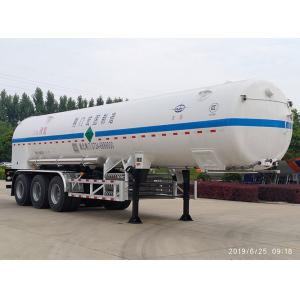 50m3 Capacity LPG Tanker Semi Trailer with -20/50C Design Temperature from CIMC