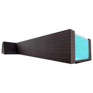 China Easy Install 40 Feet Shipping Container Swimming Pool With Acrylic Window and Hot Tub on sale