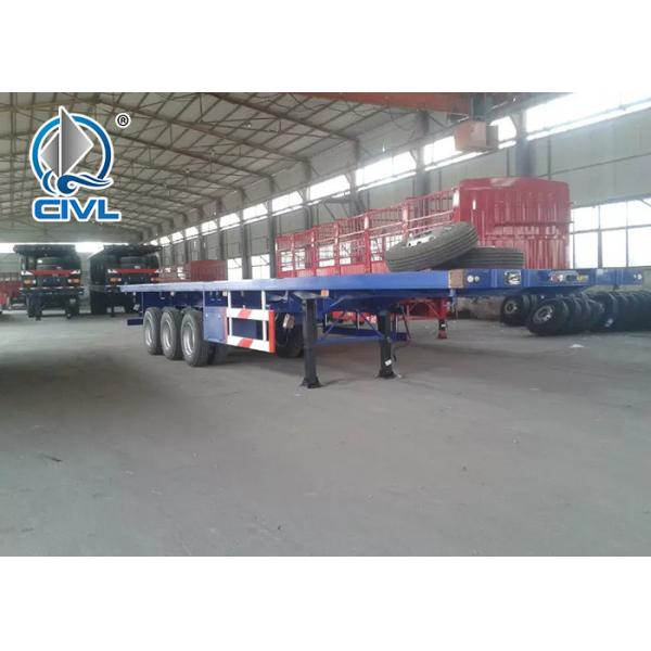 40 Feet Flatbed Semi Trailer With 3 Axles, Semi Trailer Truck from China
