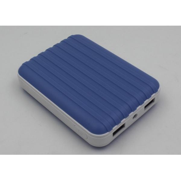 Quality High Capacity Dual USB Power Bank 10800 mAh With LED Light Luggage Shaped wholesale