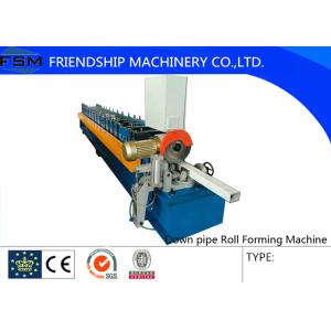 Color Steel Round Down Pipe Roll Forming Machine With PLC Control