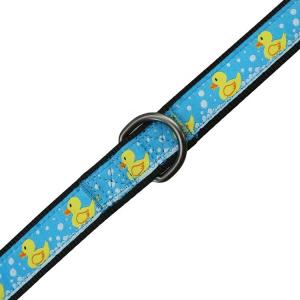 Durable Black Pet Dog Collar PVC Logo Soft Polyester Custom Dog Collars