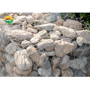 2*1*1m Gabion Wire Mesh Boxes Hot Dipped Galvanized filled with rocks