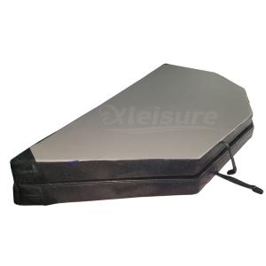 custom-made spa cover for wooden spa, cedar spa, tiled spa, inox spa - decagon