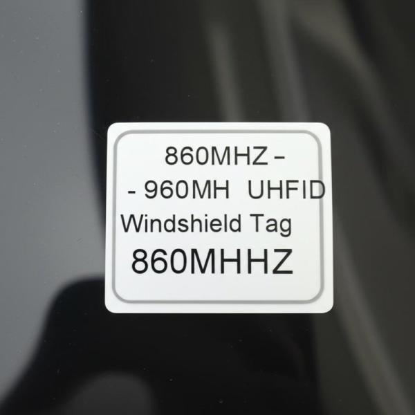 Quality 860MHZ - 960MHZ UHF RFID Windshield Tag Number Printing Labeling wholesale